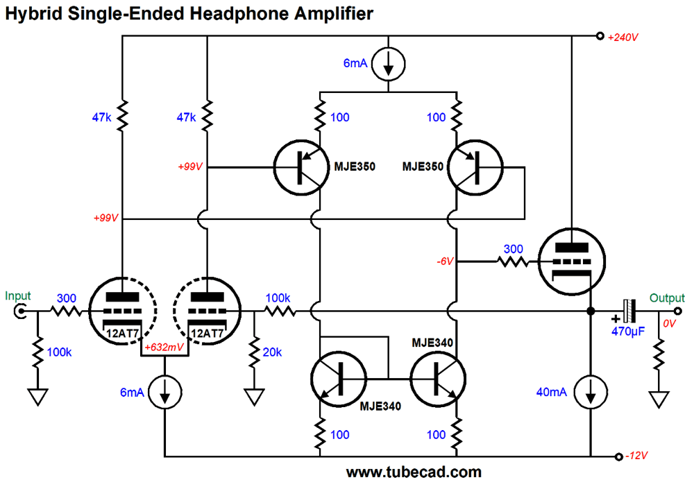 Mosfet headphone online amplifier